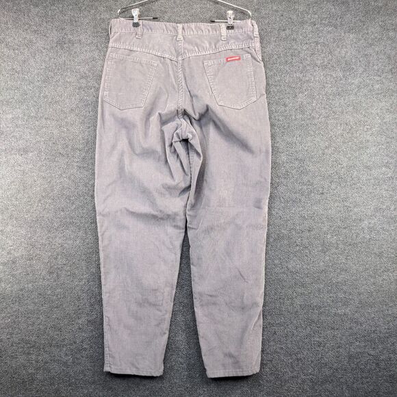 Branders Men's Corduroy Pants Gray 34x30 Cotton Blend 5-Pocket - Picture 6 of 13